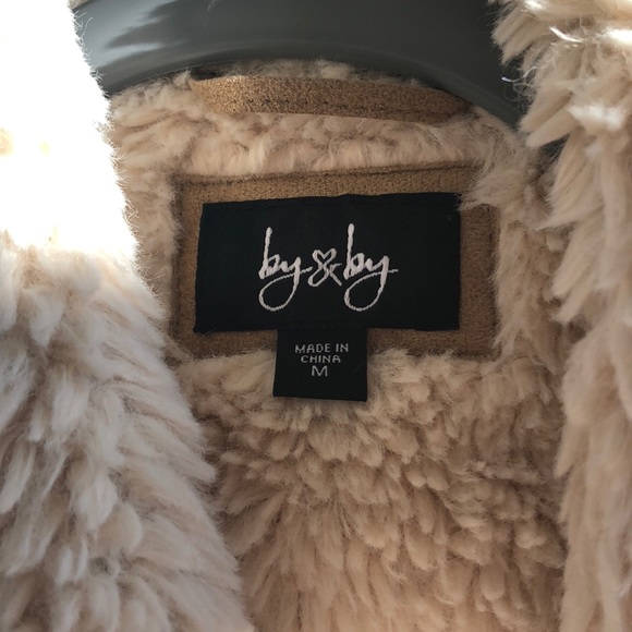 COPY - NWOT Vintage American Leather/fleece Vest Medium - Picture 4 of 6